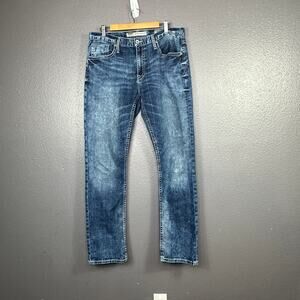 BKE Men's Straight Jeans - Dark Blue